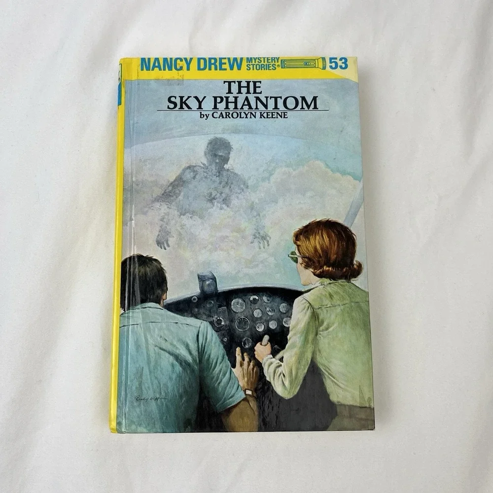 Nancy Drew # 53 The Sky Phantom Carolyn Keene Vintage Hardcover‎ 1989 Printing